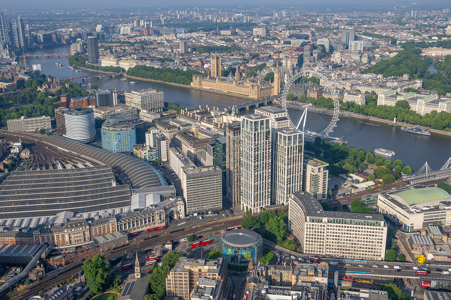 Existing aerial view of One Waterloo